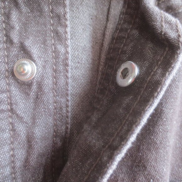 Dakota Heavy Duty Cotton Long Sleeve Snap Button Work Shirt - Size 2XL. - Picture 6 of 10